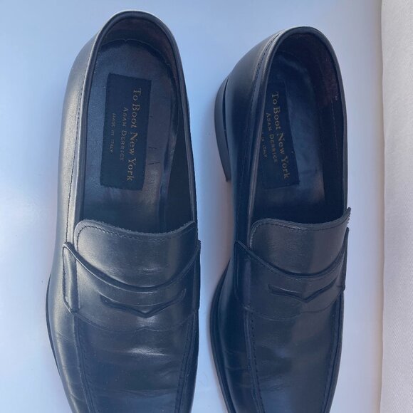 To Boot New York Adam Derrick Tesoro Black Calf Slip On - Picture 7 of 8